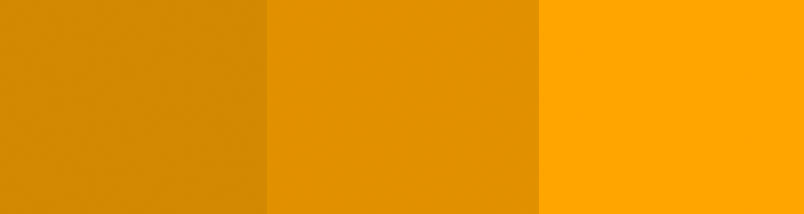 shades of orange
