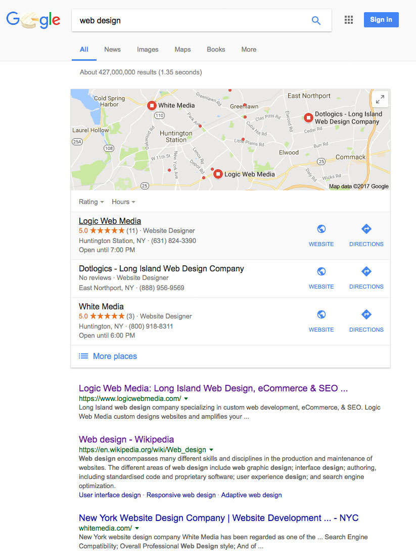 dominate search results for sales