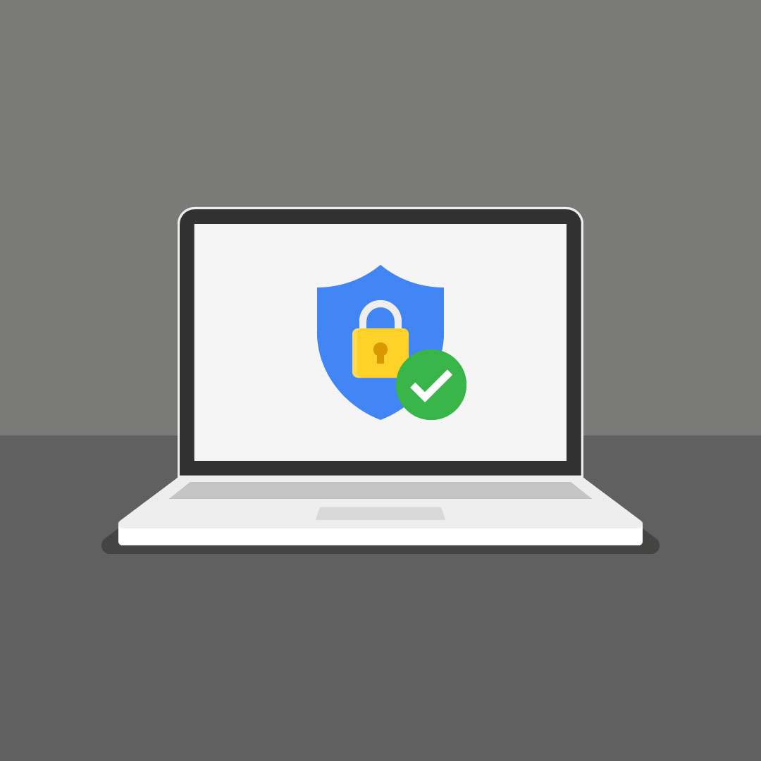 Graphic showing SSL secured website